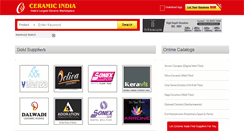 Desktop Screenshot of ceramicindia.com